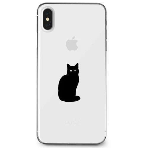 2 calcomanías adhesivas de vinilo negras para gato para Macbook Air Pro portátil trackpad taza botella Foto 4 de 4