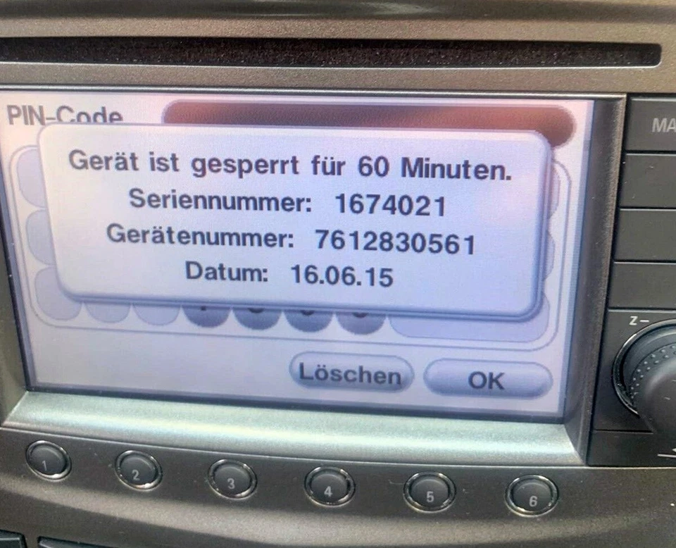 Radio Code für Suzuki Ignis SX4 Bosch Radio Code / Pin Code MC EU - Bild 2 von 2