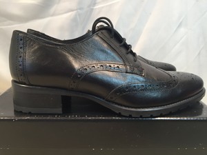black leather brogues womens uk