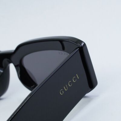 New GUCCI GG1426S 001 Black/Grey 54-19-145 Sunglasses, $323.87