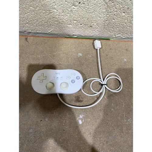 Nintendo Wii RVL-005 Classic Gaming Controller Weiß Kabelgebunden Handheld Ergonomisch