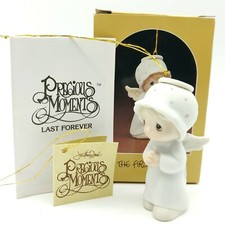 Precious Moments 1982 "The First Noel" 3.5" Tall Angel Ornament E-2368