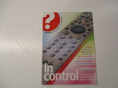 February 2000, WHICH? MAGAZINE, Sausages, Child Safety, Pocket PC, Widescreen TV
