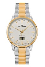Dugena Momentum 4460858 Herren-Funkuhr Bicolor Saphirglas