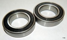 6007 2RS Ball Bearing Premium Rubber Sealed 35x62x14 mm, 6007 2RS Qty 2