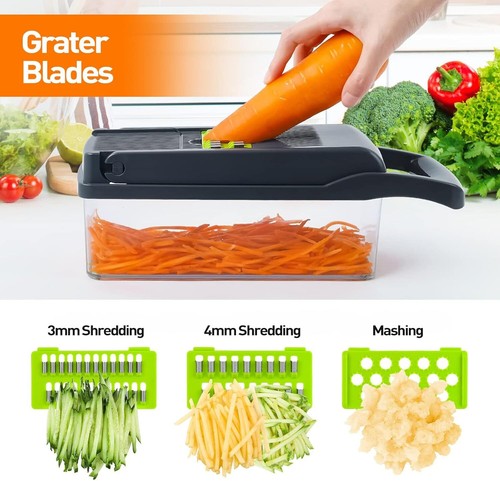 Gemüsehacker-Pro15in1 Zwiebelhacker-Lebensmittelhacker-Gemüsehacker, Gemüse - Bild 4 von 11