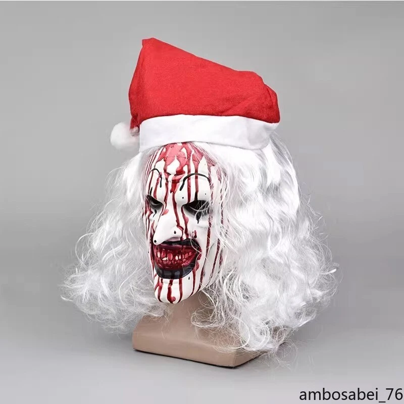 Terrifier 3 Navidad Sombrero Máscara Capucha Halloween Show Danza Clima Terror Juegos con disfraces Foto 4 de 4