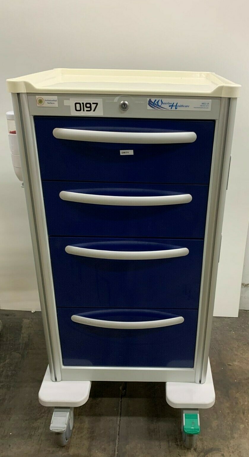 Waterloo Healthcare Med JR Surgical Crash Cart (0197)
