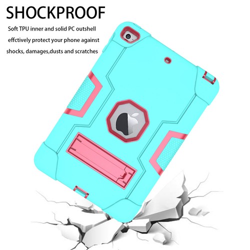 iPad Air 3 Pro 10.5"Cases 3in1 Hybrid Heavy Duty Rugged Built in Kickstand Cover - Picture 6 of 73