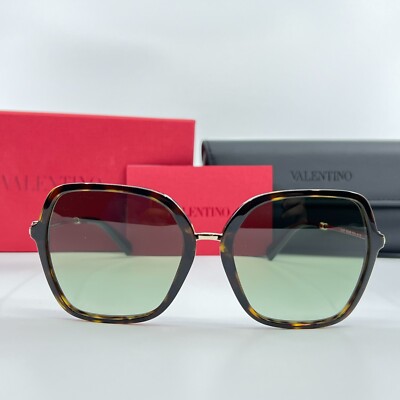 Valentino Sunglasses VA4077 5002/8E Tortoise Gold Round with  display picture 3