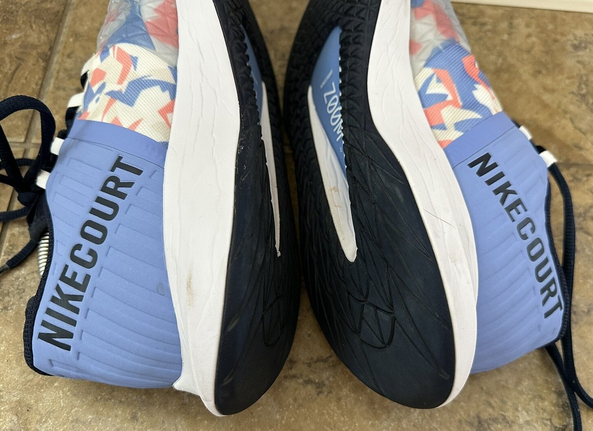 Nike Court Zoom Zero- Light Blue- Peach- Shoes AA8022-406