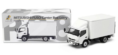 Tiny City HK P28 Mitsubishi Fuso Canter Box Lorry Delivery Truck White 1:76 - Picture 7 of 7