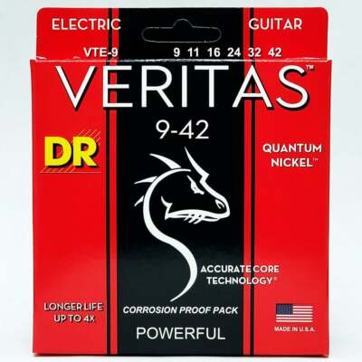 DR Saiten VERITAS Quantum Nickel 9-42 Saiten für E-Gitarre