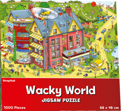 Puzzle wacky world garage 1000 peças