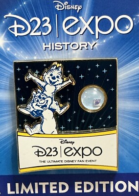 Disney D23 2013 Expo Piece of D23 Expo History Chip and Dale Pin 96778 LE 2000