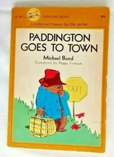  Vintage 1974 Paddington Goes To Town by Michael Bond - 3rd Printing by Dell
