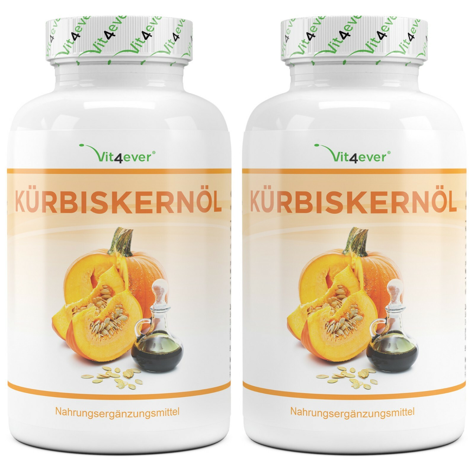 840 cápsulas de aceite de semilla de calabaza a 500mg - dosis alta - nativo - prensado en frío vitamina E