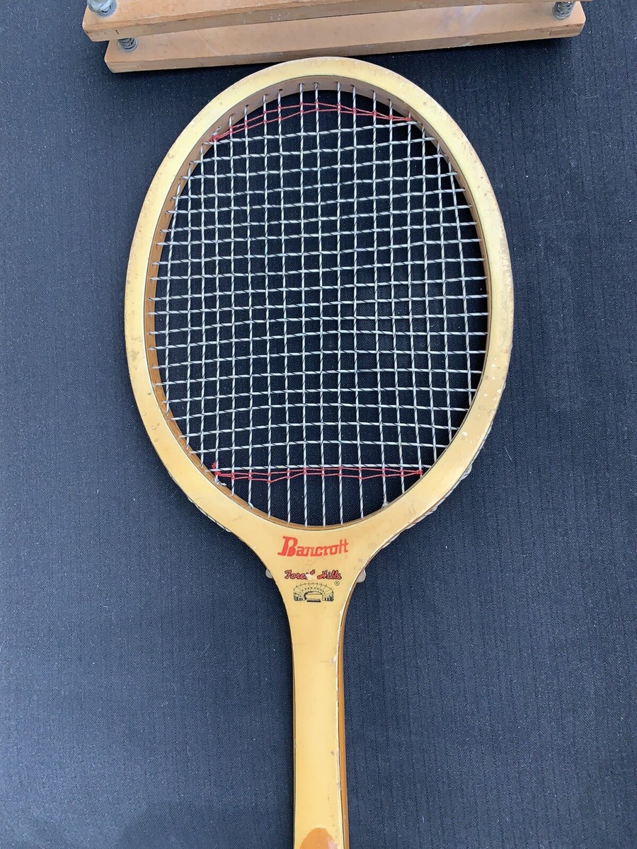 Raquette De Tennis Vintage Bancroft Super Winner - Bois Bambou/érable/frêne - Taille De Grip 4 1/2 L - NOS USA