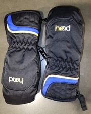 HEAD Junior Ski Mittens - Black - Kids Size XXS  1-2  NEW 