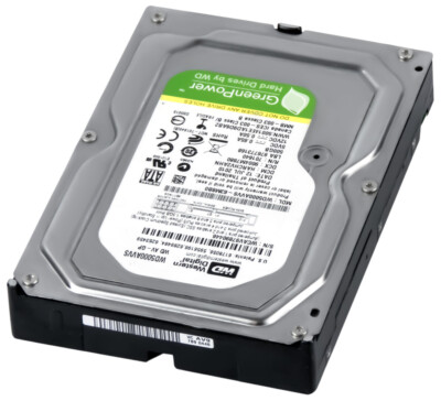 FESTPLATTE WD AV-GP WD5000AVVS 500GB SATA II 5.4K 8MB 3.5'' 