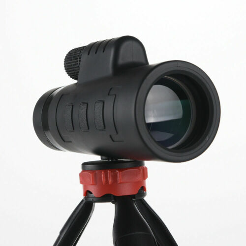 80 X 100 HD Zoom Monoculars Telescope W/ Tripod & Clip Hiking Outdoor Camp Gift - Picture 4 of 12