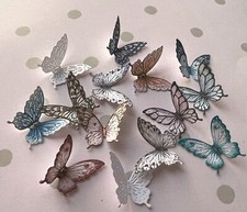 Paper Butterfly craft embellishments In a variety of colours