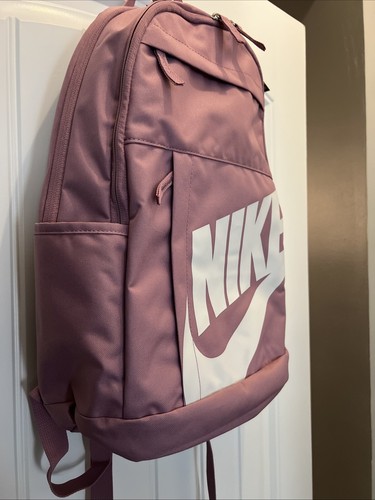 NIKE Backpack Travel Bag Unisex Mauve, Black or Mint Large White Logo. NWT - Picture 6 of 10