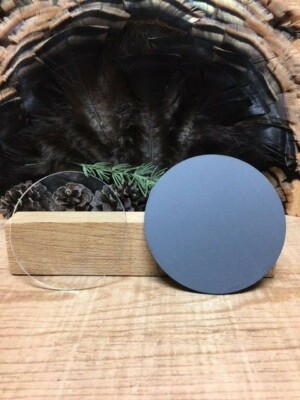 2-   Disc for Friction Pot Turkey Calls   3.5'' Slate & 3'' Glass Sound Board