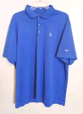 Nike Pro Golf  Polo Dri-Fit Shirt Mens Size XL Tour Performance Blue