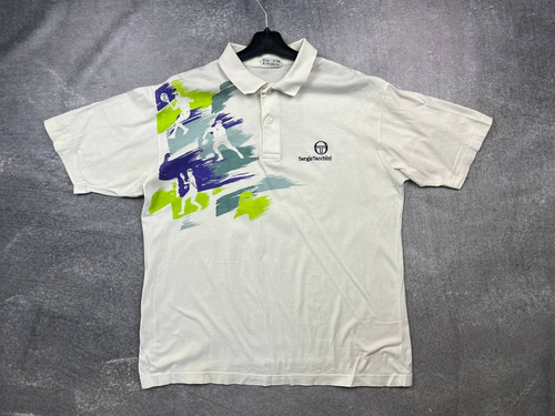 Autocollant Vintage Sergio Tacchini – Tennis – Adhésif Original Années 80/90