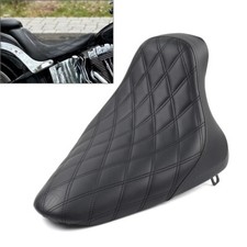 Sedile guida solo con sedile avvolgente anteriore adatto per Harley Softail Fat Boy FLST 00-07