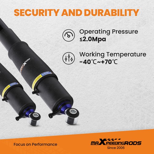 Rear Pair Air Shock Absorbers For Cadillac Escalade GMC Yukon XL 1500 25979391 - Picture 8 of 12