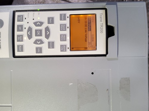 VFD 25 hp Trane TR200 made by dannfoss with disconnect