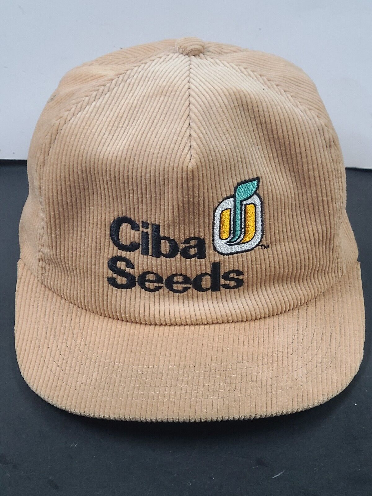 Ciba Seeds Corduroy Farm Hat Cap Tan Light Brown … - image 1