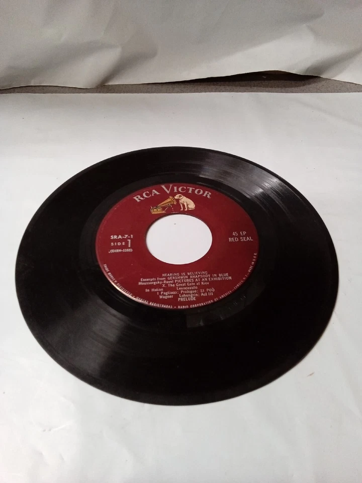 1954 HEARING IS BELIEVING HI-FI SAMPLE TEST LP RCA VICTOR MONO DG CLASSICAL  - Image 4 of 4