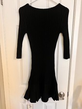 [NEW] Women’s Little Black Dress Classic Striped Size Small
