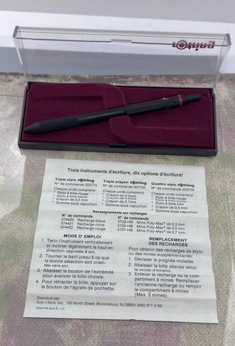 Rotring Trio-Pen, Model 502715 - Removed Motorola Logo - New Old Stock 1/3 - Picture 3 of 11