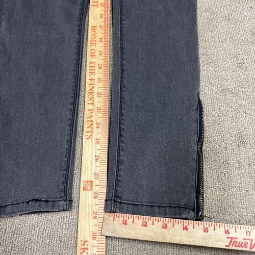 Pantalones de mezclilla Roxy negros ajustados al tobillo bolsillos con cremallera para mujer talla 28 nuevos con etiquetas - Imagen 3 de 12