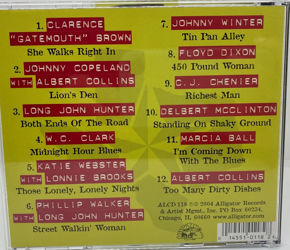 LIKE NEW - Crucial Texas Blues CD - Alligator Records **BUY 5+ = FREE SHIP** Foto 3 de 4