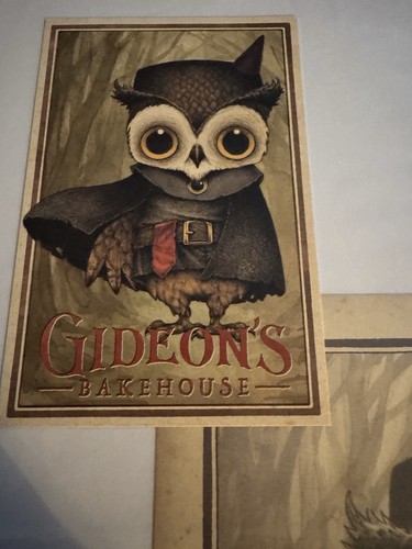 Gideons Bakehouse Thaddeus Bubo Color 8x10 2024 Signed Print New W Menu - Bild 3 von 3