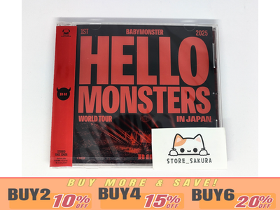 BABYMONSTER 1ST WORLD TOUR HELLO MONSTERS IN JAPAN 2025.04.13 CD
