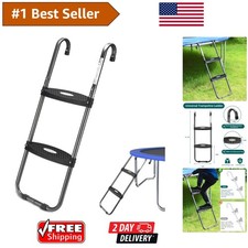Durable  Lightweight Trampoline Ladder - Safety for Kids Up to 220 lbs