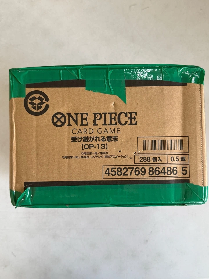 One Piece Card Game Carrying On His Will OP-13 Sealed Case (12 Boxes) JAPANESE!