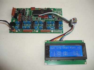 MIDI to CV Converter: MUC-810-KIT (DIY) 16 CV (16Bit)+8 Gat/Tri, 8 ch. polyphony