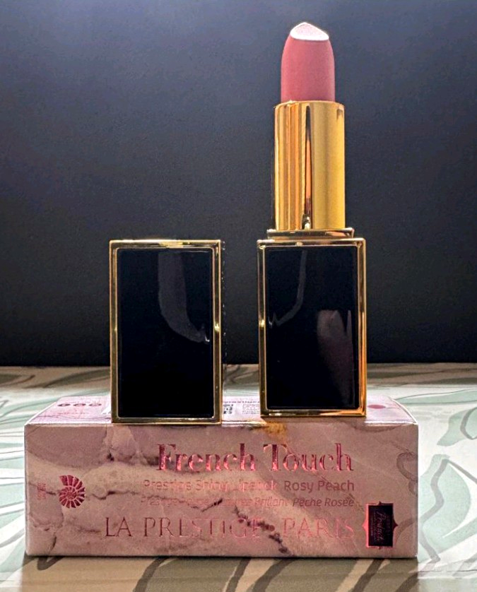 LA PRESTIGE PARIS French Touch Shiny Lipstick Stick, Rosy Peach | eBay