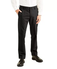 Dockers Signature Iron Free Khakis Classic Fit Stain Defender Black Pants 32x32