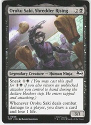 Oroku Saki, Shredder Rising 0068 Teenage Mutant Ninja Turtles