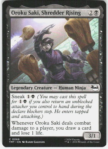Oroku Saki, Shredder Rising 0068 Teenage Mutant Ninja Turtles