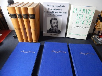 Konvolut Philosophie 9 x Hegel und Feuerbach Titel siehe Fotos