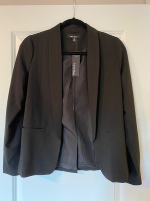 Lea & Viola,  XS Black Professional Blazer, Slash Pockets, Fully Lined